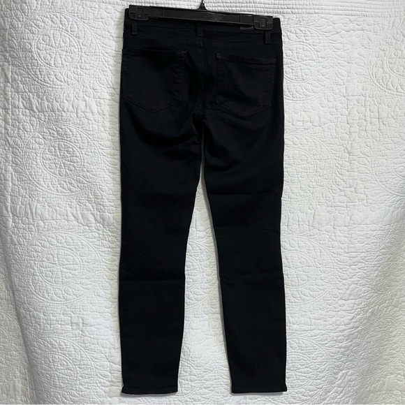Paige Jeans Verdugo Ankle Zipper Black Shadow, Size 24 - Picture 5 of 13